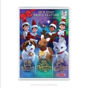 Elf on the shelf holiday triple feature DVD new